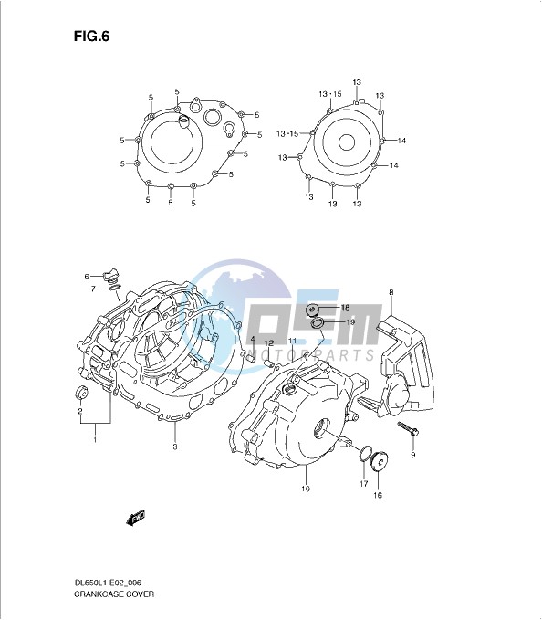 CRANKCASE COVER