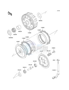 VN 800 E [VULCAN 800 DRIFTER] (E6F) E6F drawing CLUTCH