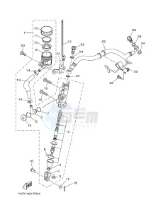 YZF-R25 249 (1WD9) drawing REAR MASTER CYLINDER