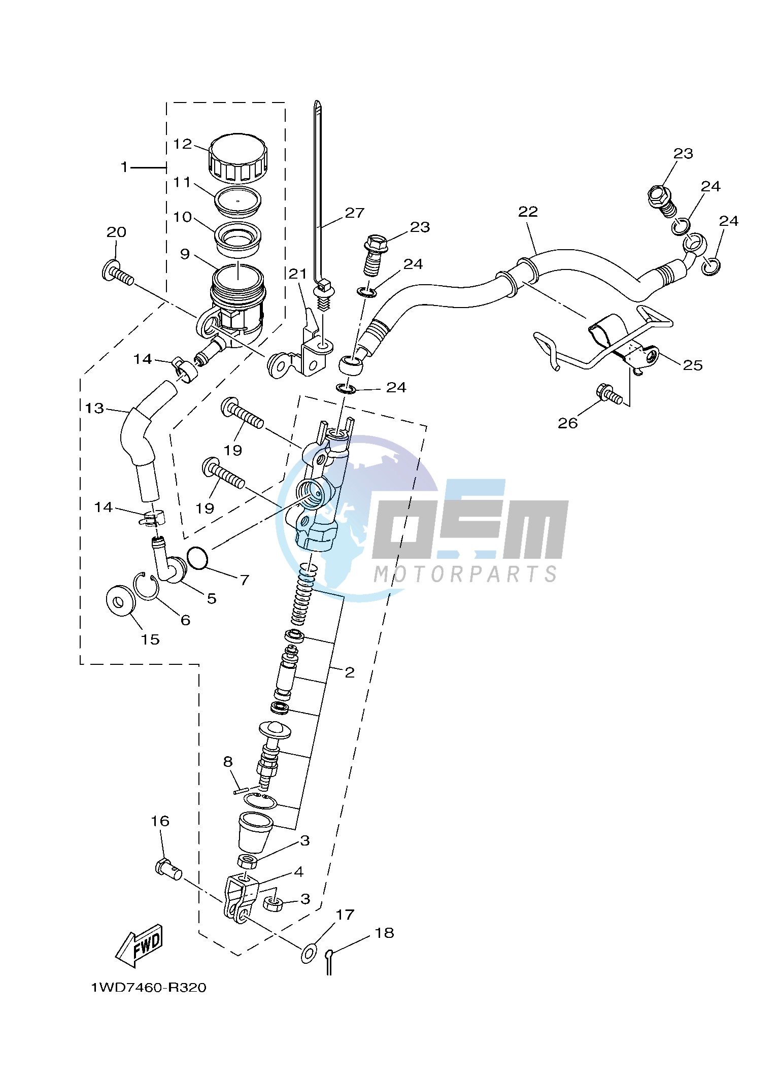 REAR MASTER CYLINDER