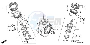 VT1300CXAB drawing CRANKSHAFT/PISTON