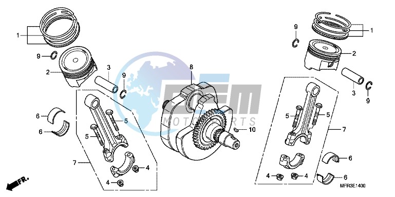 CRANKSHAFT/PISTON