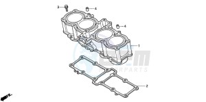 CB1300F1 CB1300SUPER FOUR drawing CYLINDER