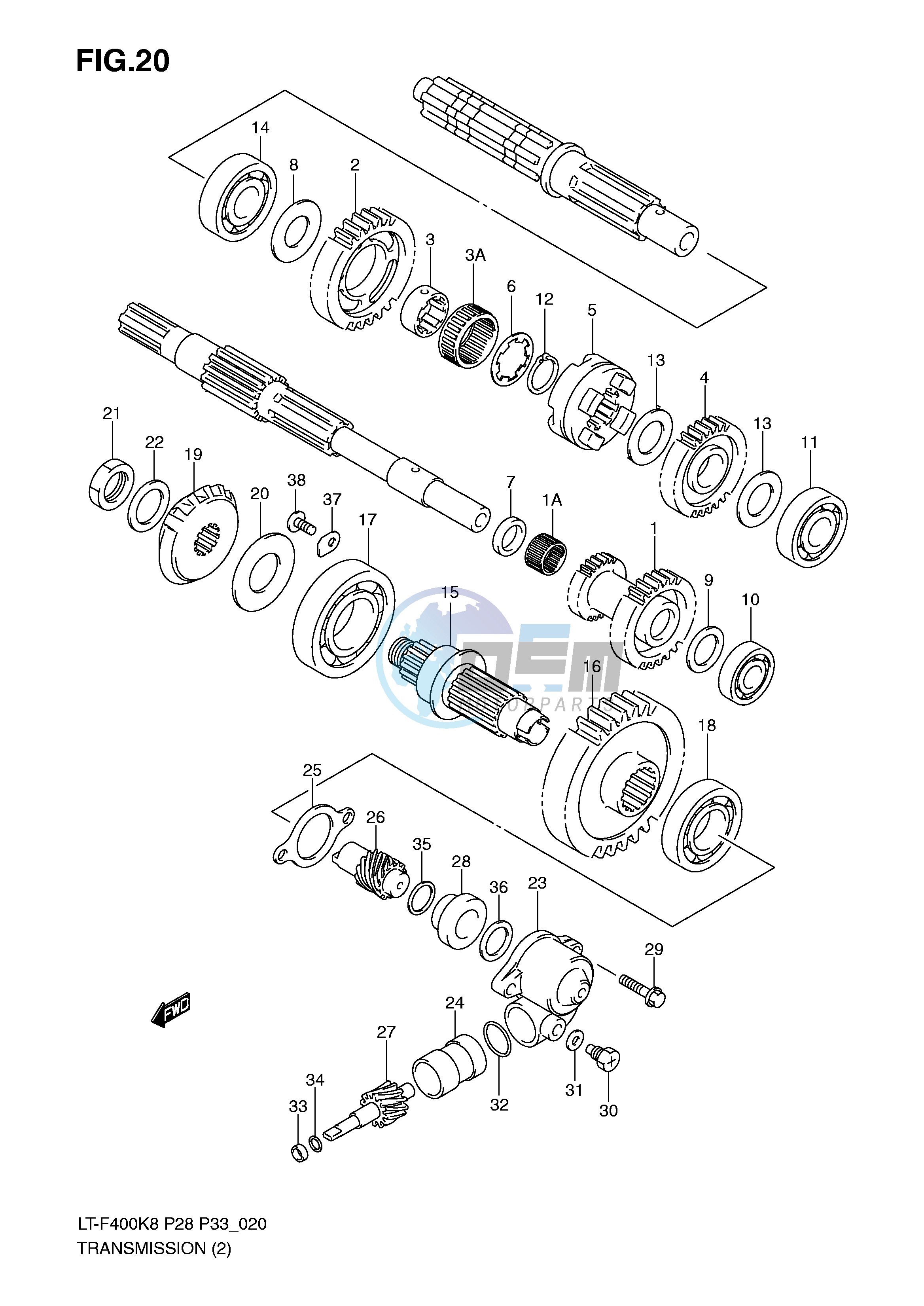 TRANSMISSION (2)(MODEL K9)