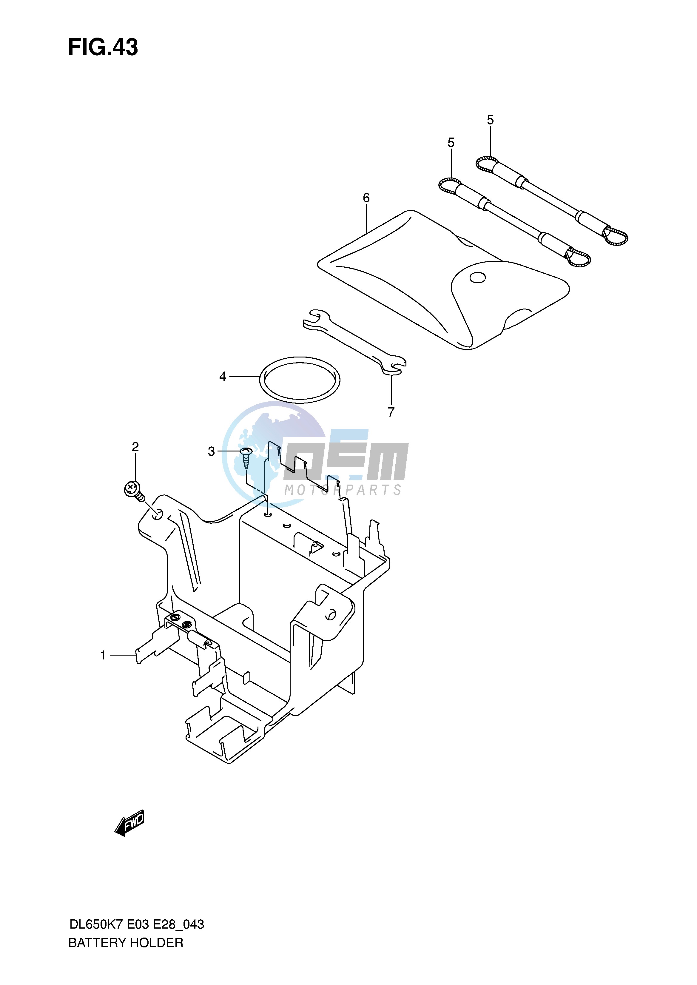 BATTERY HOLDER