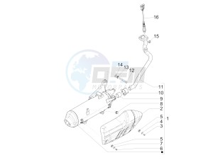 Medley 150 4T ie ABS (EMEA) drawing Silencer