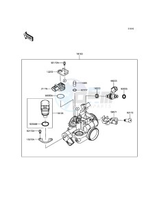 KLX125 KLX125CEF XX (EU ME A(FRICA) drawing Throttle