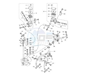 YP MAJESTY ABS 400 drawing MASTER CYLINDER