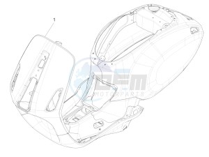 125 4T 3V I GET ie Primavera (APAC) (AU, EX, JA, KR, VT) drawing Frame/bodywork