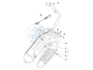 PRIMAVERA 150 4T 3V IGET ABS E4 (EMEA) drawing Silencer