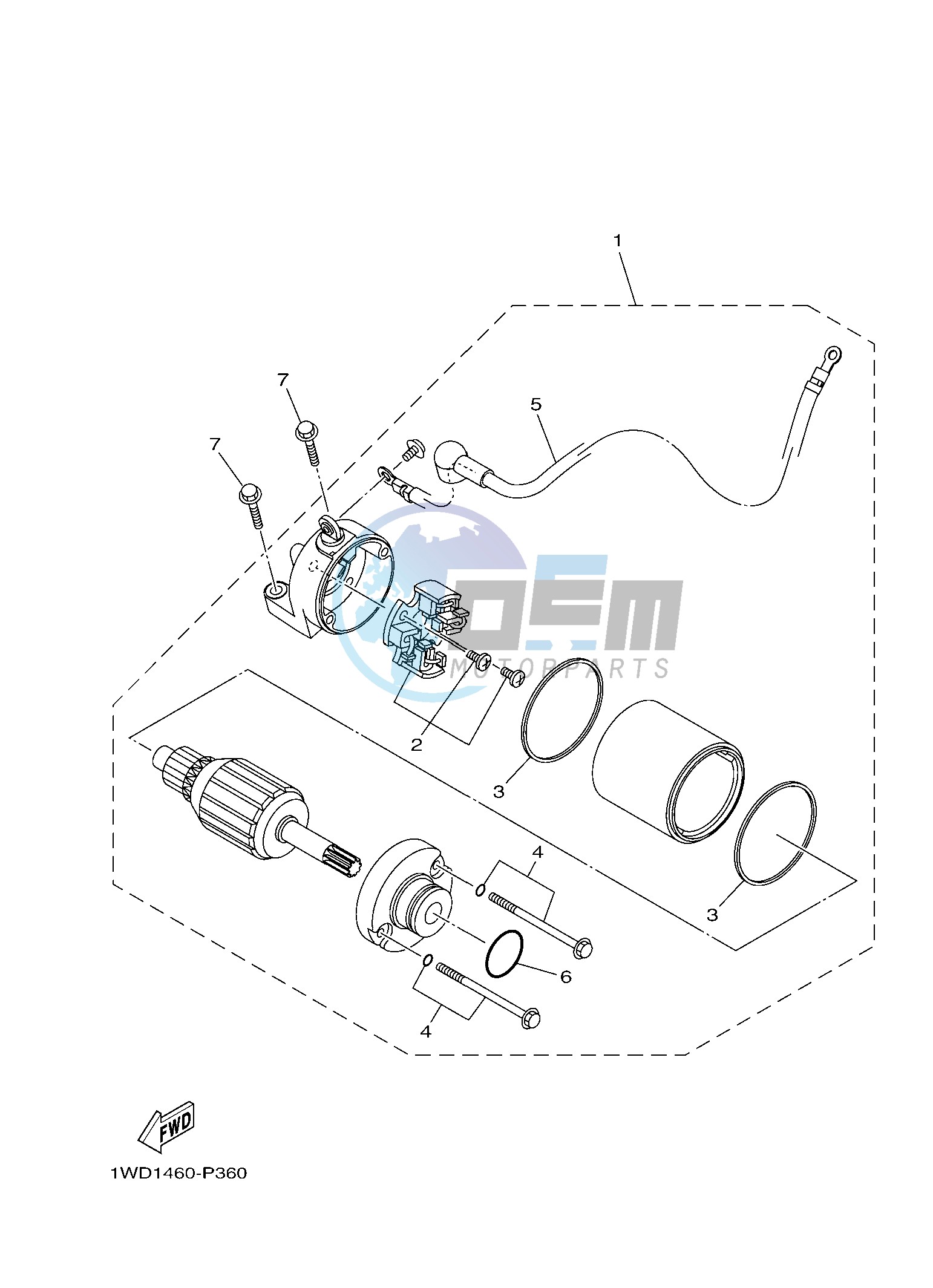 STARTING MOTOR