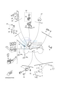 YPR125RA XMAX 125 ABS EVOLIS 125 ABS (2DMK 2DMK) drawing ELECTRICAL 2