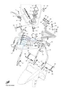 FJR1300AE FJR1300AS (1MD4 1MD5) drawing FRONT MASTER CYLINDER