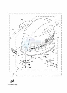 F115BETL drawing FAIRING-UPPER