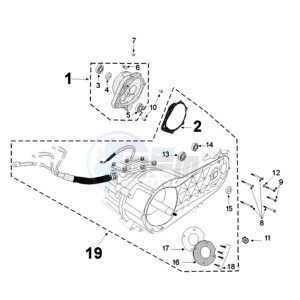 E VIVACITY drawing CRANKCASE