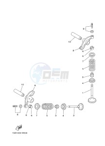 XTZ125E (1SBB) drawing VALVE