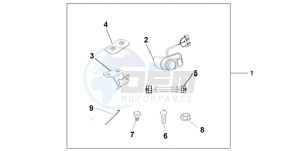 GL18009 BR / AB - (BR / AB) drawing PASSENGER CONTROL