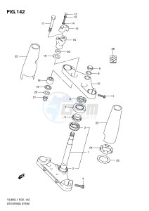 VL800 (E2) VOLUSIA drawing STEERING STEM (VL800CL1 E2)