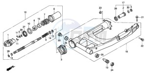 ST1100A drawing SWINGARM