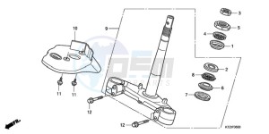 PES1509 Europe Direct - (ED / 2ED) drawing STEERING STEM