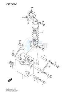 DL650 ABS V-STROM EU drawing REAR CUSHION LEVER