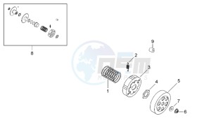 SR 50 H2O drawing Clutch II