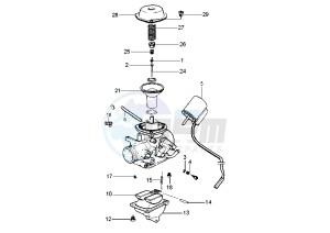 X9 200 drawing Carburetor  Spares