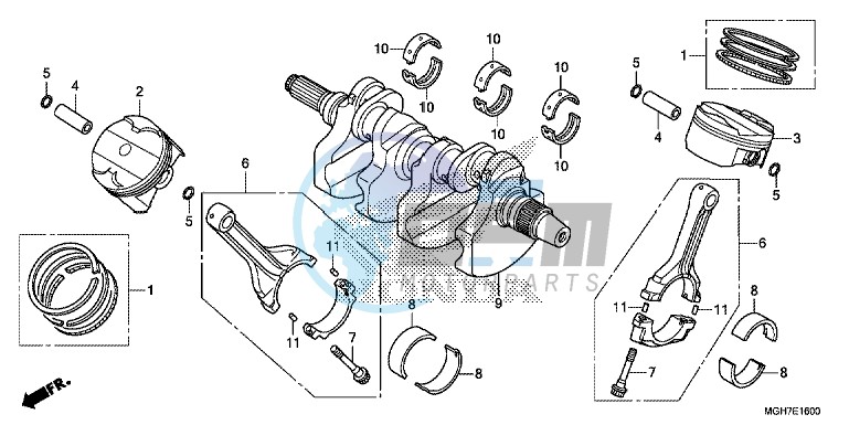 CRANKSHAFT/ PI STON