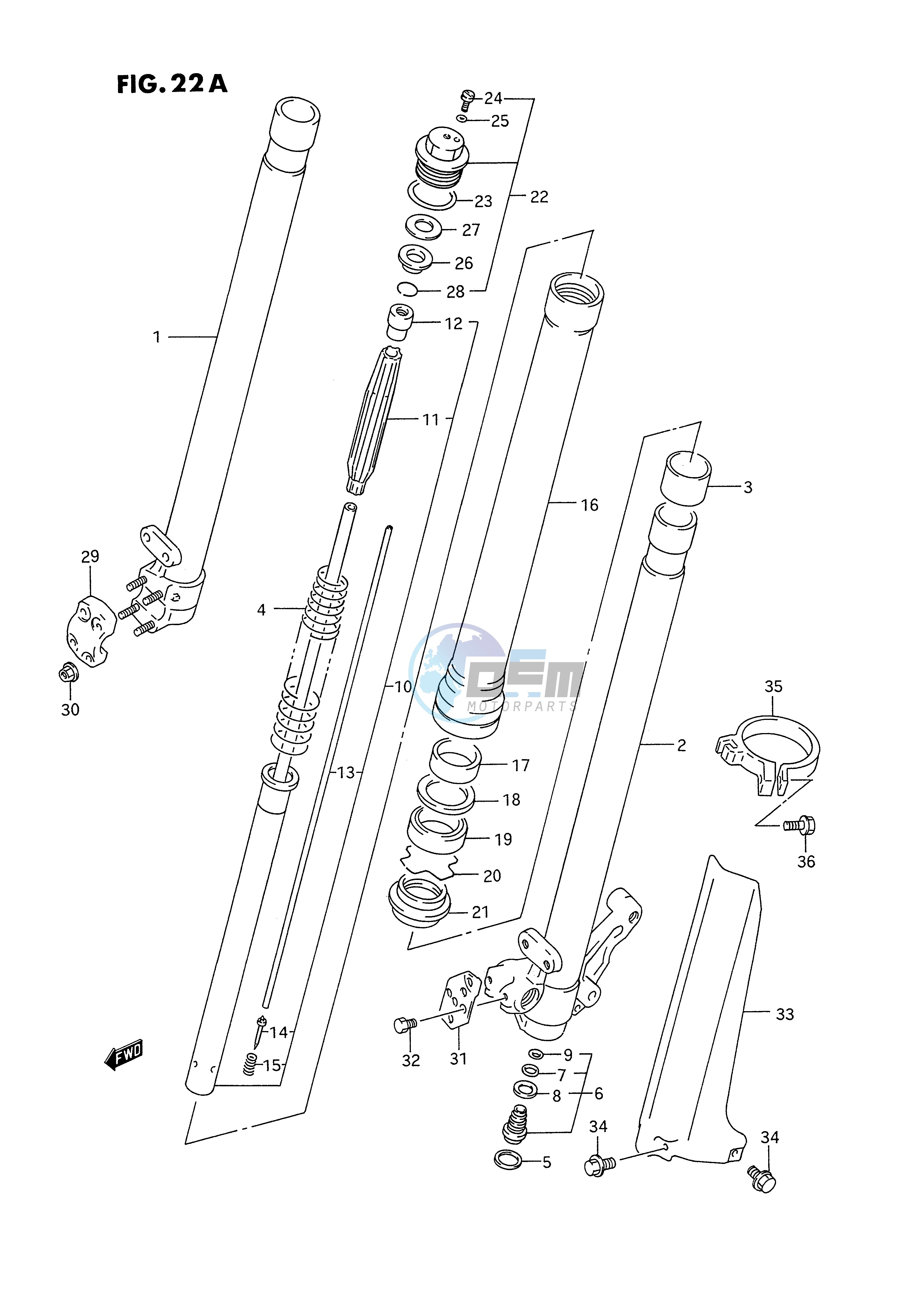 FRONT DAMPER (MODEL P)