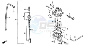 CRM50R drawing CARBURETOR