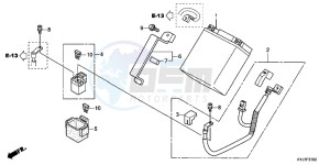 CBR250RB drawing BATTERY