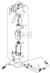 DL1000A drawing FUEL PUMP