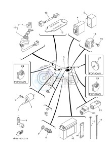 TT-R50 TT-R50E (2CJB 2CJC) drawing ELECTRICAL 1