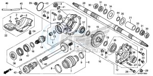 TRX420FMD TRX420 Europe Direct - (ED) drawing REAR FINAL GEAR