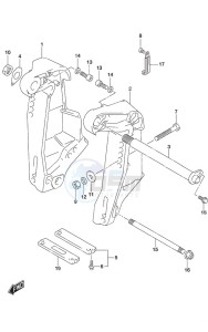 DF 115A drawing Clamp Bracket SS Model