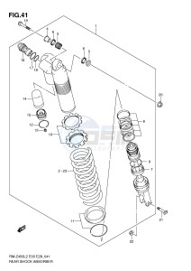 RM-Z450 (E3) drawing REAR SHOCK ABSORBER (RM-Z4501L2 E3)