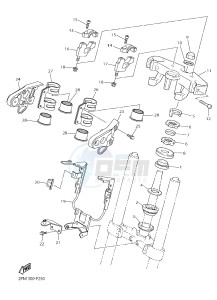 XJR1300C XJR 1300 (2PN1) drawing STEERING