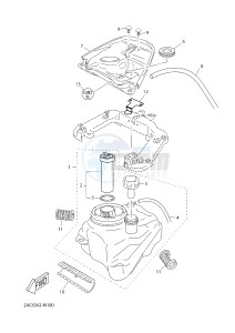 YN50FT YN50FT (2AC6) drawing FUEL TANK