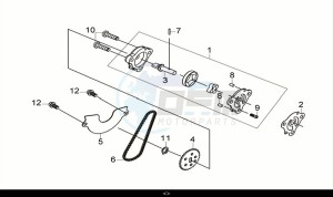 CRUISYM a 250 (LV25W2-EU) (M0) drawing OIL PUMP