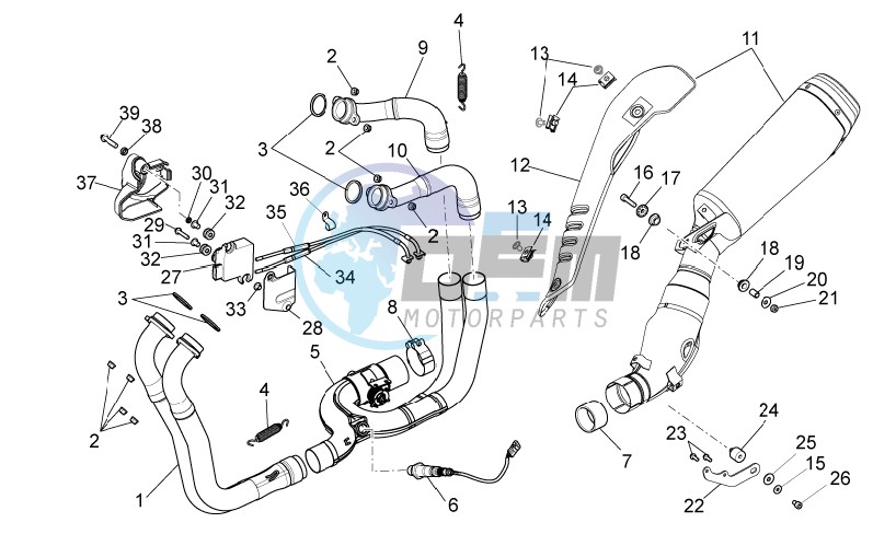 Exhaust pipe I