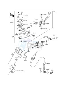 W800 EJ800AFFA GB XX (EU ME A(FRICA) drawing Front Master Cylinder