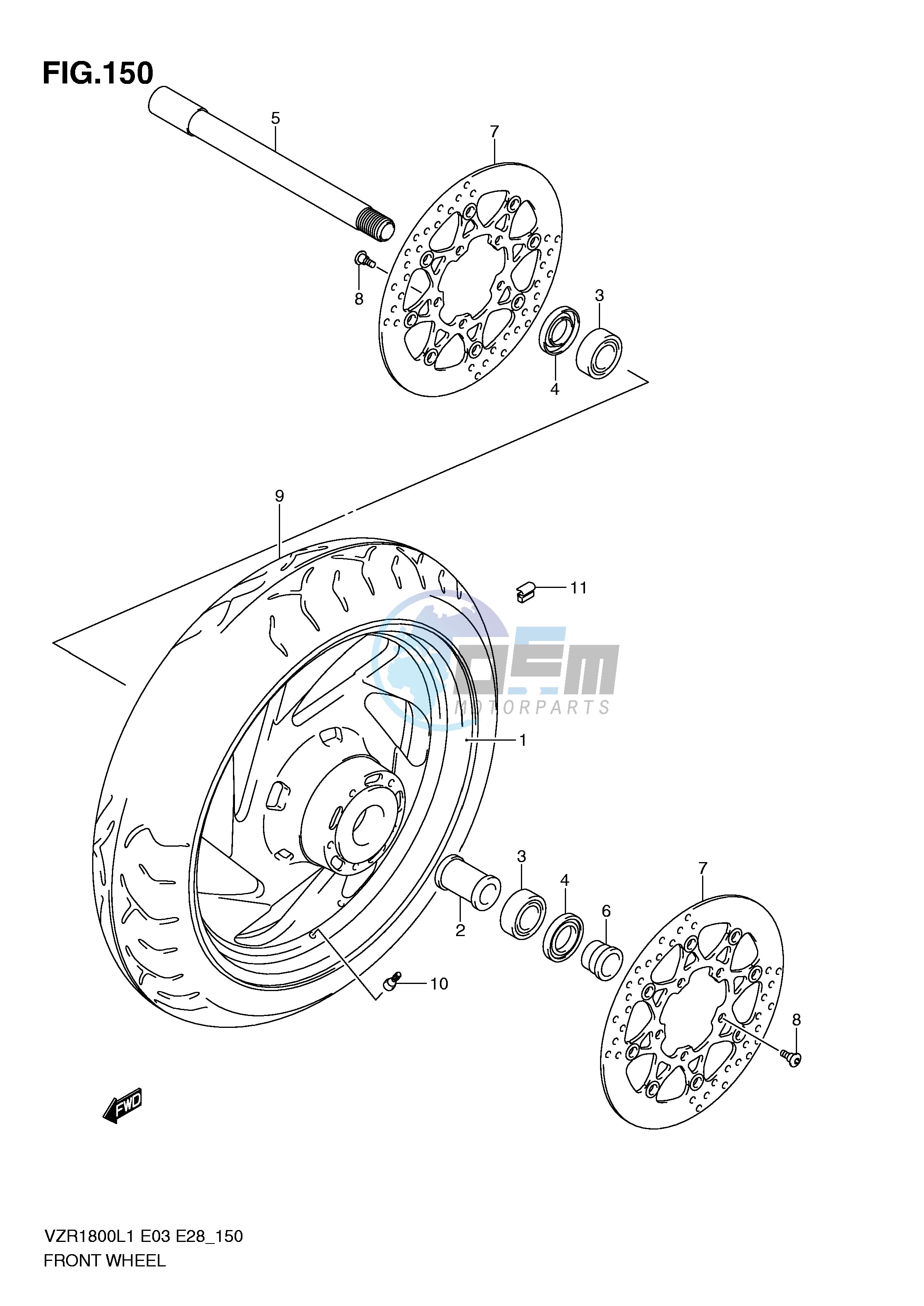 FRONT WHEEL (VZR1800ZL1 E3)