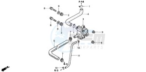 SCV100F LEAD drawing AIR SUCTION VALVE