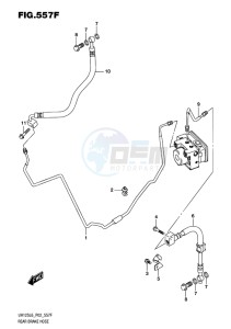 UH125 ABS BURGMAN EU drawing REAR BRAKE HOSE