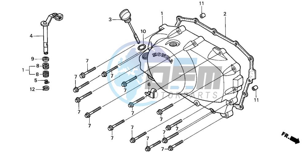 RIGHT CRANKCASE COVER