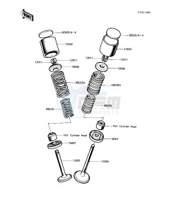 KZ 1100 A [SHAFT] (A1-A3) [SHAFT] drawing VALVES