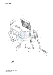 VS1400 (E3-E28) INTRUDER drawing OIL COOLER