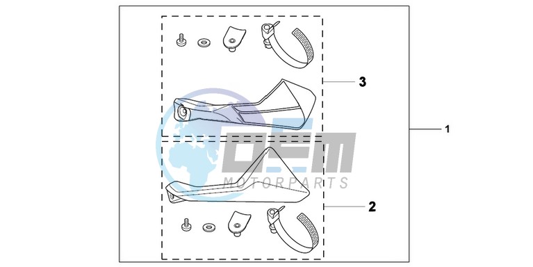 KIT  LEG DEFLECTOR