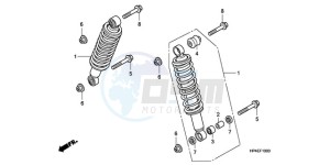 TRX420FEA Europe Direct - (ED / 2ED 4WD) drawing FRONT CUSHION