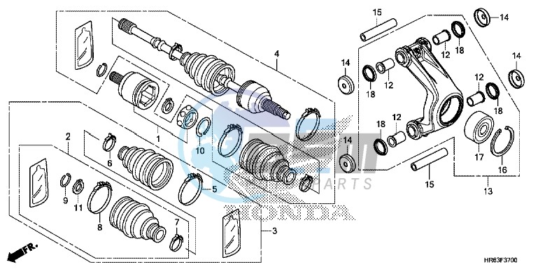 REAR KNUCKLE/ REAR DRIVE SHAFT